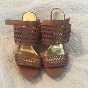 Brown Ralph Lauren Georgina Sandal